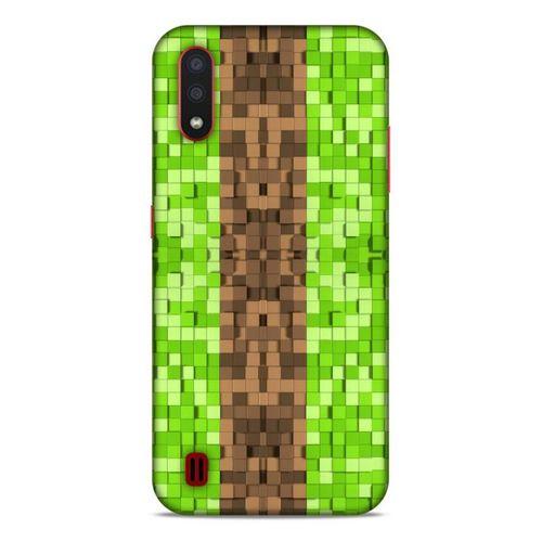 Lopard Samsung Galaxy A01 Uyumlu Kılıf PiXel (7) Telefon Kılıfı Yuvarlak