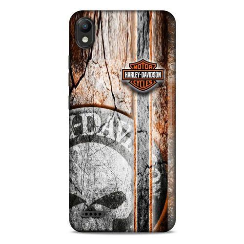 LG K20 2019 Uyumlu Kılıf Motorsiklet (12) Koruyucu Silikon Harley Davidson