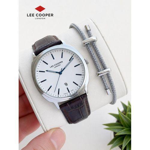Lee Cooper Deri Kordon Takvimli Kadran 2 Yıl Garantili 5 Atm Suya Dayanıklı Erkek Kol Saati 8248.332