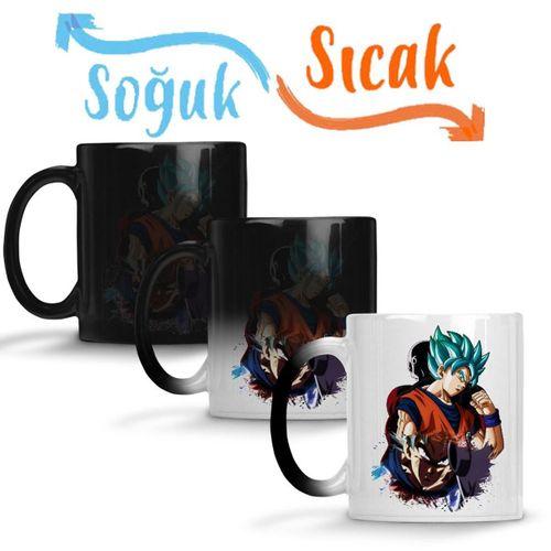 Goku e Jiren Universe Tournament Sihirli Kupa Bardak Porselen