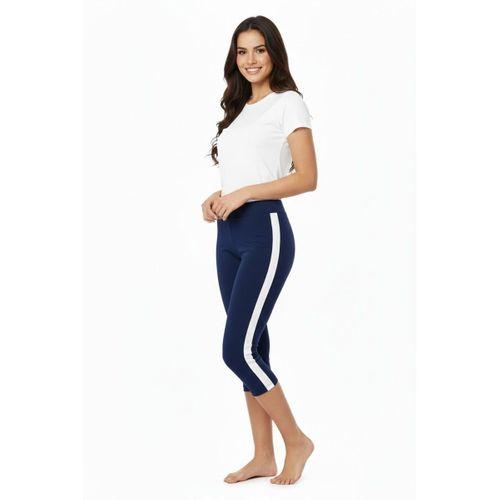 Kadın Kısa Spor Şeritli Tayt BGL-ST00645