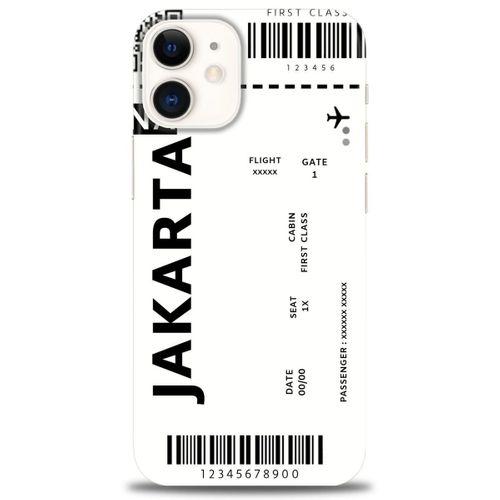 iPhone 12 Kılıf HD Baskılı Kılıf - Jakarta + Tam Ekran Koruyucu