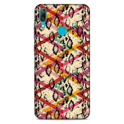 Huawei Y7 2019 Kılıf Pastel Renkler (14) Lansman Kılıf Kırmızı Krem