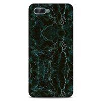Mermer Desenli (27) Tema Tasarımlı Kılıf Zümrüt Yeşili Oppo Rx17 Neo Kılıf