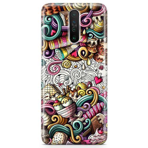 Xiaomi Redmi K30 Kılıf Dondurma Doodle Arka Kapak Koruma Desenli Full Koruyucu