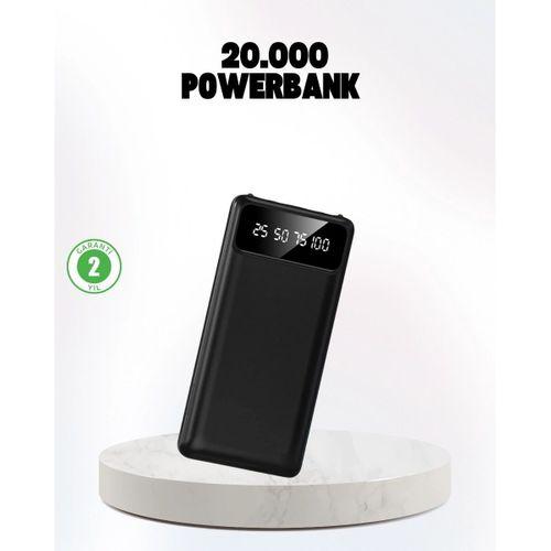 Çoklu Güvenlik Korumalı 20.000 Mah Powerbank Fener Özellikli