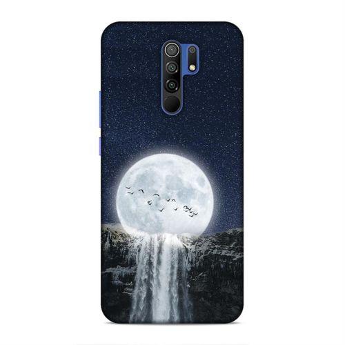 Xiaomi Redmi 9 Kılıf Ay Selale Arka Kapak Silikon Koruma Full Koruyucu