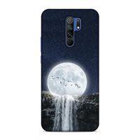 Xiaomi Redmi 9 Kılıf Ay Selale Arka Kapak Silikon Koruma Full Koruyucu