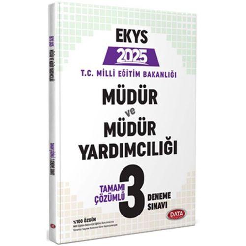 2025 EKYS Müdür ve Müdür Yardımcılığı 3 Deneme Data Yayınları