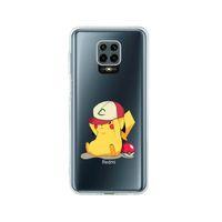Redmi Note 9 Pro Pokemon Desenli Premium Şeffaf Silikon Kılıf