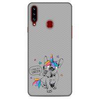 Animax Unicorn Dog Samsung Galaxy A20s Kılıf Desenli Silikon