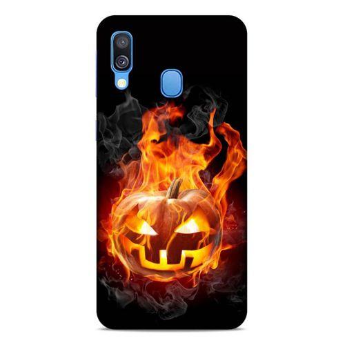 Lopard Samsung Galaxy A40 Uyumlu Kılıf FireX (21) Koruyucu Kapak Halloween
