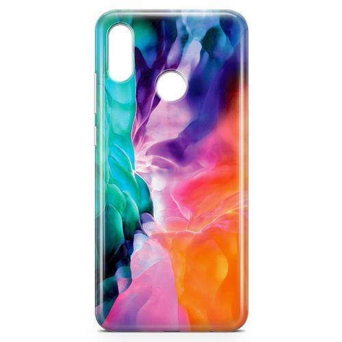 Huawei Y9 2019 Kılıf Perdeler Arka Kapak Koruma Desenli Full Koruyucu