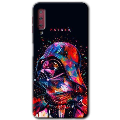 Samsung Galaxy A7 2018 Kılıf HD Desen Baskılı Arka Kapak - Father Vader