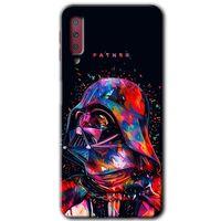 Samsung Galaxy A7 2018 Kılıf HD Desen Baskılı Arka Kapak - Father Vader