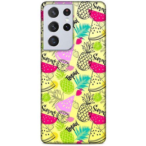 Lopard Samsung Galaxy S21 Ultra Uyumlu Kılıf Frutix (33) Hybrid Kılıf