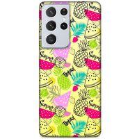 Lopard Samsung Galaxy S21 Ultra Uyumlu Kılıf Frutix (33) Hybrid Kılıf