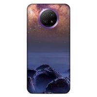 Lopard Xiaomi Redmi Note 9 5g Uyumlu Kılıf Gece'S (26) Tpu Silikon Kılıf Bordo