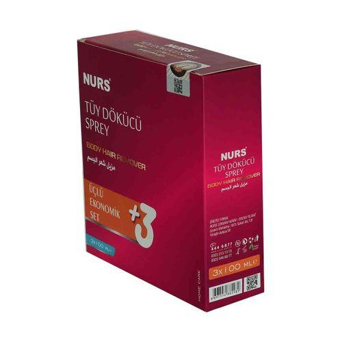 Nurs Tüy Dökücü Sprey 100 ML X 3 (Üçlü Ekonomik Set)
