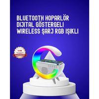 13 Renk Seçenekli Kablosuz Şarj Cihazlı Led Lamba