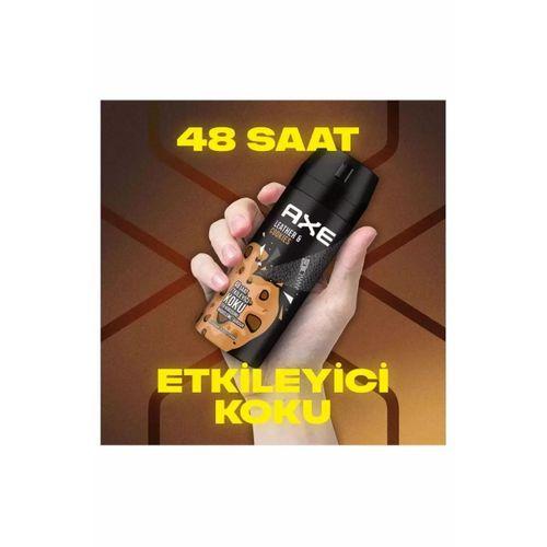 2 Adet Axe Erkek Sprey Deodorant Leather & Cookies 48 Saat Etkileyeci Koku 150 ml