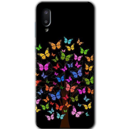 Samsung Galaxy A02 Kılıf Baskılı Kapak - Cacti Prairies + 5D Tam Kaplayan Cam