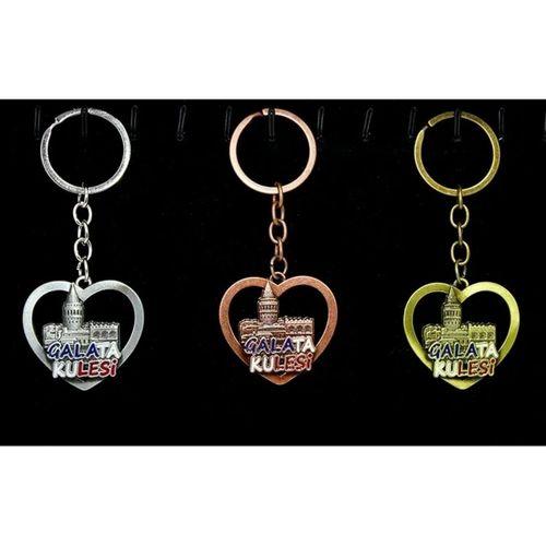 Metal Galata Kulesi Anahtarlık Alk2209