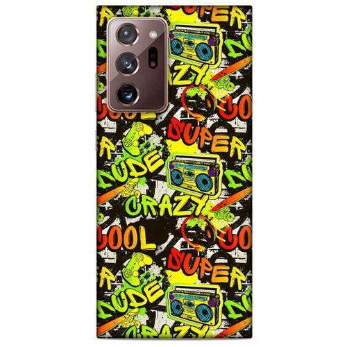 Graffitix (28) Desenli Silikon Kapak Samsung Galaxy Note 20 Ultra Kılıf