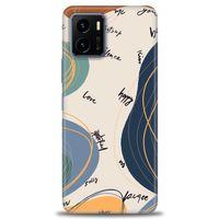 Vivo Y33S Kılıf HD Baskılı Kılıf - Happy + Tam Ekran Koruyucu