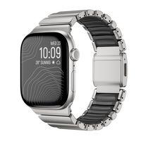 Apple Watch 44mm Zore KRD-149 Titanyum Silikon Kordon
