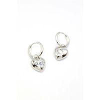 Kalp Küpe - Gümüş