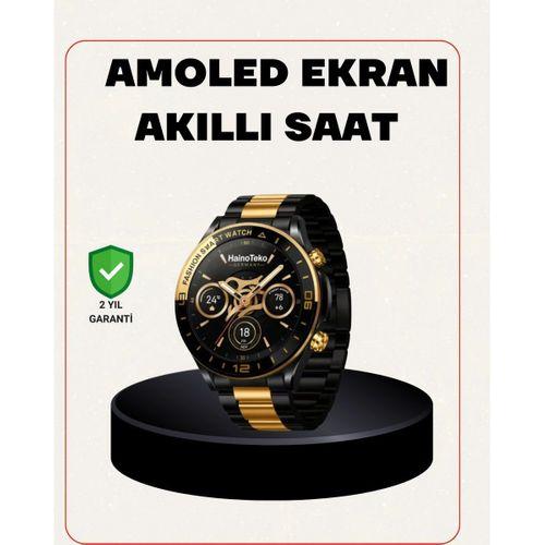 Amoled Akıllı Saat Manyetik Şarj Gps Destekli Spor Ve Günlük Kullanım