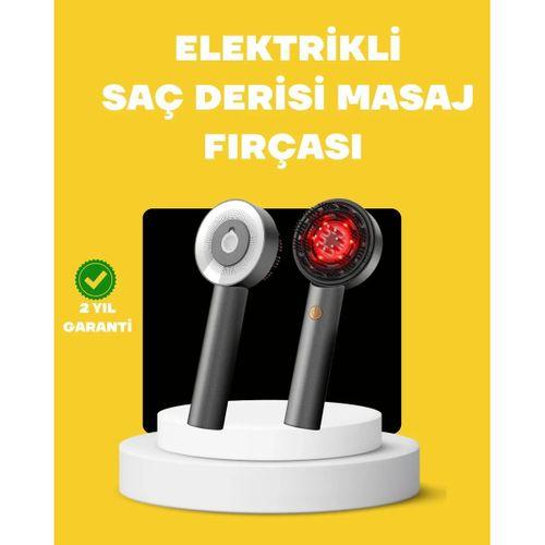 Led Teknolojili Elektrikli Saç Masaj Fırçası Mikro Akımlı