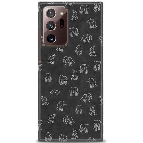 Samsung Galaxy Note 20 Kılıf HD Baskılı Kılıf - Filler + Tam Ekran Koruyucu