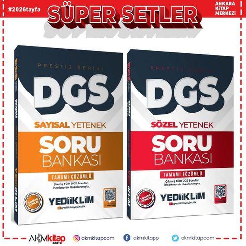 Yediiklim 2026 DGS Sayısal ve Sözel Yetenek Soru Bankası Seti 2 Kitap