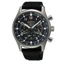 Seiko SSB449P1 Quartz Nato Siyah 10 ATM 43 mm Erkek Kol Saati