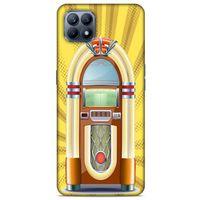 Retro (45) Desen Liquid Air Kılıf Renkli Huawei P40 Lite Kılıf