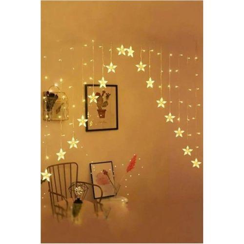 Sarkıt Yıldız Model Yılbaşı Dekoratif Led 16 Yıldız Model