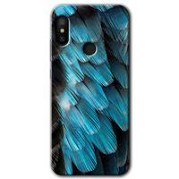 Xiaomi Redmi Note 6 Pro Kılıf HD Desen Baskılı Arka Kapak+Temperli Cam - 9D Tüyler