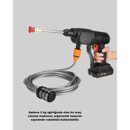 Taşınabilir Akülü Araba Yıkama Makinesi 1.7 Mpa Basınçlı Ve Ergonomik Tasarımlı
