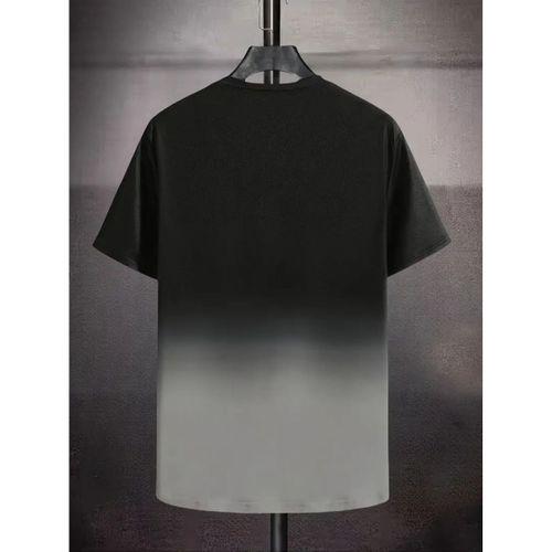 Erkek Kısa Kollu Bisiklet Yaka Baskılı Süprem T-shirt