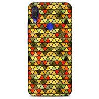 Xiaomi Redmi Note 7 Kılıf Pastel Renkler (46) Core Armor Kılıf Yeşil Sarı