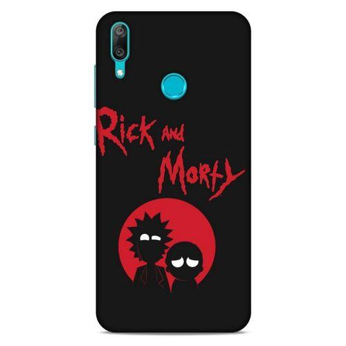 Huawei Y7 2019 Uyumlu Kılıf Rick And Morty (17) Tasarım Kılıf Principal Gene
