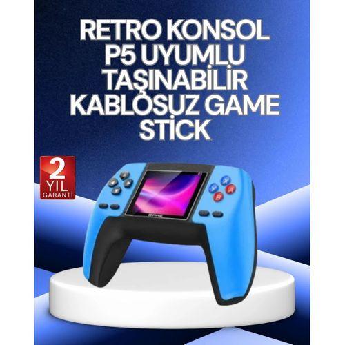 P5 Retro Gamepad | 520 Klasik Oyunlu Mini Oyun Konsolu