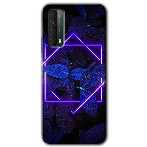 Huawei P Smart 2021 Kılıf Baskılı Kapak - Mekanik Yaprak 5 +Tam Ekran Koruyucu