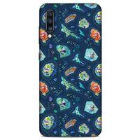 Samsung Galaxy A70s Kılıf Baskılı Özel Seri Taşlı (45) Liquid Air Kılıf