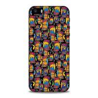 Lopard Apple iPhone SE Uyumlu Kılıf Soyut Sanat (27) Baskılı Tasarımlı Kılıf