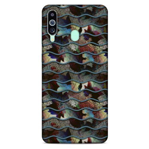 Samsung Galaxy M40 Kılıf Baskılı Özel Seri Taşlı (34) Slim Armor Kılıf