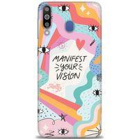 Samsung Galaxy M30 Kılıf HD Baskılı Kılıf - Manifest Your Vision + Tam Ekran Koruyucu