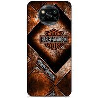 Xiaomi Redmi Poco X3 Uyumlu Kılıf Motorsiklet (14) Lansman Kılıf Harley Davidson